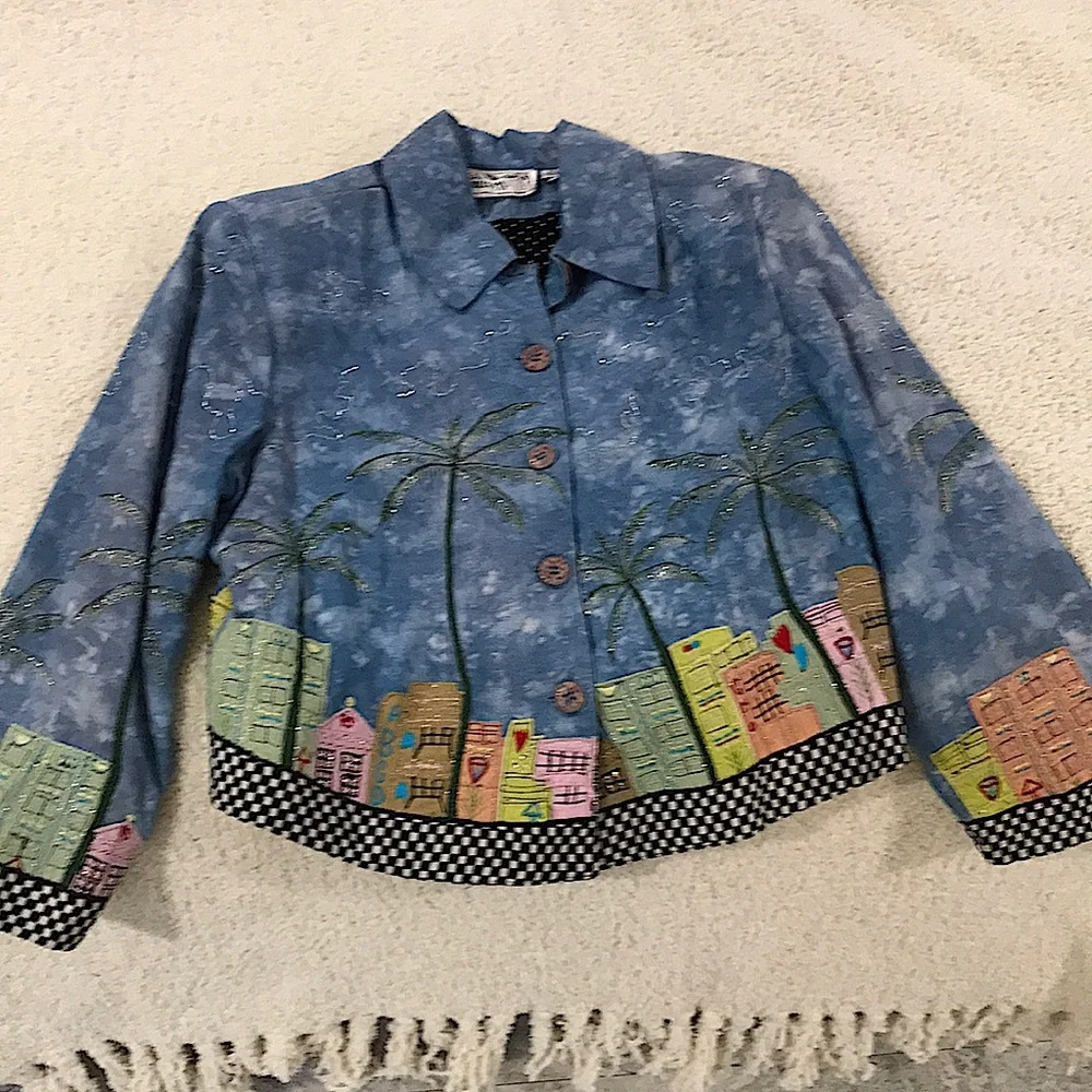 Unique Vintage embroidered Jacket - Picture 1 of 16